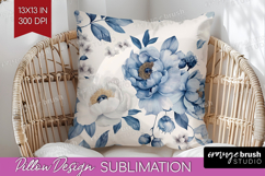 Wildflowers Pillow Sublimation - Summer Floral Pillow Cover Product Image 1