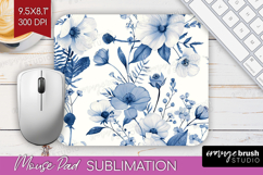 Wildflowers Mouse Pad Sublimation - Summer Floral Mousepad Product Image 1