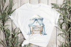 Blue Pastel Nursery Sublimation Clipart Product Image 3