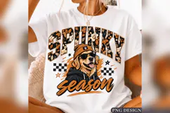 Spooky Season Golden Retriever PNG,Fall Floral Dog Halloween Product Image 2
