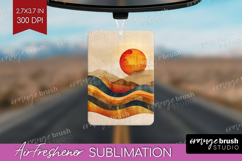 Boho Landscape Air Freshener PNG - Minimalist PNG Product Image 1