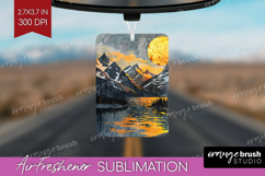 Boho Landscape Air Freshener PNG - Minimalist PNG Product Image 1