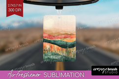 Boho Landscape Air Freshener PNG - Minimalist PNG Product Image 1