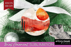 Boho Landscape Ornament PNG - Minimalist PNG Sublimation Product Image 1