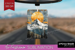 Boho Landscape Air Freshener PNG - Minimalist PNG Product Image 1