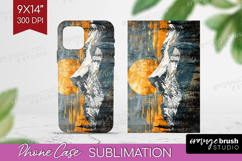 Boho Landscape Phone Case PNG - Minimalist Case PNG Product Image 1