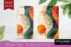 Boho Landscape Phone Case PNG - Minimalist Case PNG Product Image 1
