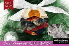 Boho Landscape Ornament PNG - Minimalist PNG Sublimation Product Image 1