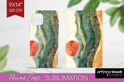 Boho Landscape Phone Case PNG - Minimalist Case PNG Product Image 1