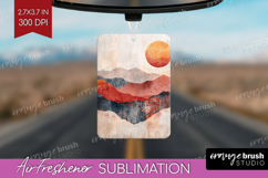 Boho Landscape Air Freshener PNG - Minimalist PNG Product Image 1