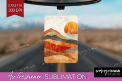 Boho Landscape Air Freshener PNG - Minimalist PNG Product Image 1