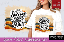 Inspirational Quote Square Tshirt Background - Boho PNG Product Image 1