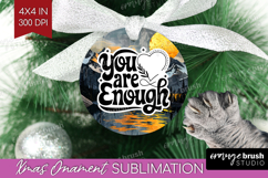 Inspirational Quote Ornament PNG - Boho PNG Sublimation Product Image 1
