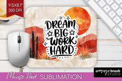 Inspirational Quote Mouse Pad Sublimation - Boho Mousepad Product Image 1