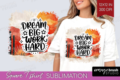 Inspirational Quote Square Tshirt Background - Boho PNG Product Image 1