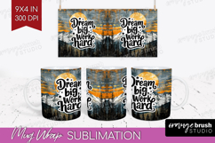 Inspirational Quote Mug Wrap - Boho Mug PNG Sublimation Product Image 1