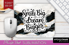 Inspirational Quote Mouse Pad Sublimation - Boho Mousepad Product Image 1