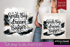 Inspirational Quote Tote Bag - Boho Tote Bag PNG Sublimation Product Image 1