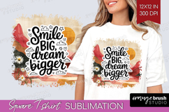 Inspirational Quote Square Tshirt Background - Boho PNG Product Image 1