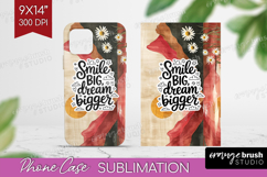 Inspirational Quote Phone Case PNG - Boho Case PNG Product Image 1