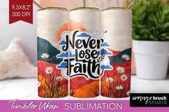 Inspirational Quote Tumbler Wrap - Boho Tumbler PNG Product Image 1