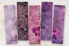 Orchid Spells PNG Bookmark Sublimation Design Product Image 2