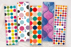 Colorful Big Dots PNG Bookmark Sublimation Design Product Image 2