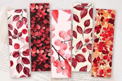 Cherry Leaves PNG Bookmark Sublimation Des Product Image 2