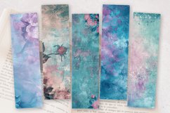 Lagoon Rose PNG Bookmark Sublimation Design Product Image 2