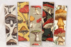Mushroom Retro PNG Bookmark Sublimation Design Product Image 2