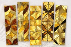 Gold Stained Glass PNG Bookmark Sublimation Designs Product Image 2