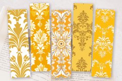 Tuscan Sun Damask PNG Bookmark Sublimation Design Product Image 2