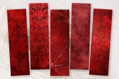 Luxury Red PNG Bookmark Sublimation Design Product Image 2