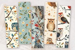 Owl Ephemera PNG Bookmark Sublimation Designs Product Image 2