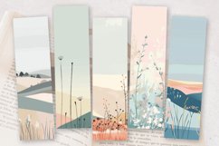Minimalist Meadows Pastel PNG Bookmark Sublimation Designs Product Image 2