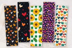 Tiny Hearts PNG Bookmark Sublimation Design Product Image 2