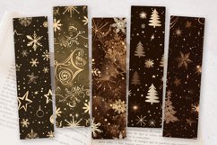 Brown Christmas PNG Bookmark Sublimation Design Product Image 2