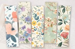 Pastel Floral Book PNG Bookmark Sublimation Designs Product Image 2
