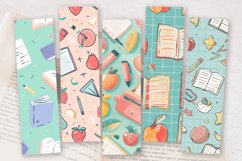 Pastel Back to School PNG Bookmark Sublimation Designs Product Image 2