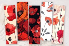 Abstract Poppy PNG Bookmark Sublimation Design Product Image 2