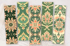 Green and Peach Indian PNG Bookmark Sublimation Design Product Image 2