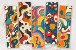 Funky Hand Drawn 60s Retro PNG Bookmark Sublimation Design Product Image 2