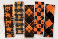 Halloween Plaids PNG Bookmark Sublimation Design Product Image 2