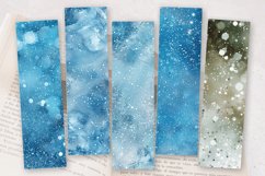 Winter Glitter PNG Bookmark Sublimation Design Product Image 2