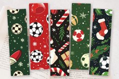 Football Christmas PNG Bookmark Sublimation Design Product Image 2