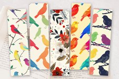 Rainbow Hued Birds PNG Bookmark Sublimation Designs Product Image 2