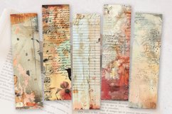 Mixed Media Junk Journal PNG Bookmark Sublimation Designs Product Image 2