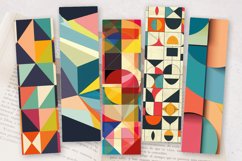 Geometric Shapes Colors PNG Bookmark Sublimation Des Product Image 2