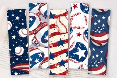 Baseball 4th of July PNG Bookmark Sublimation Design Product Image 2