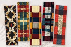 Crochet Knitted Plaid PNG Bookmark Sublimation Designs Product Image 2